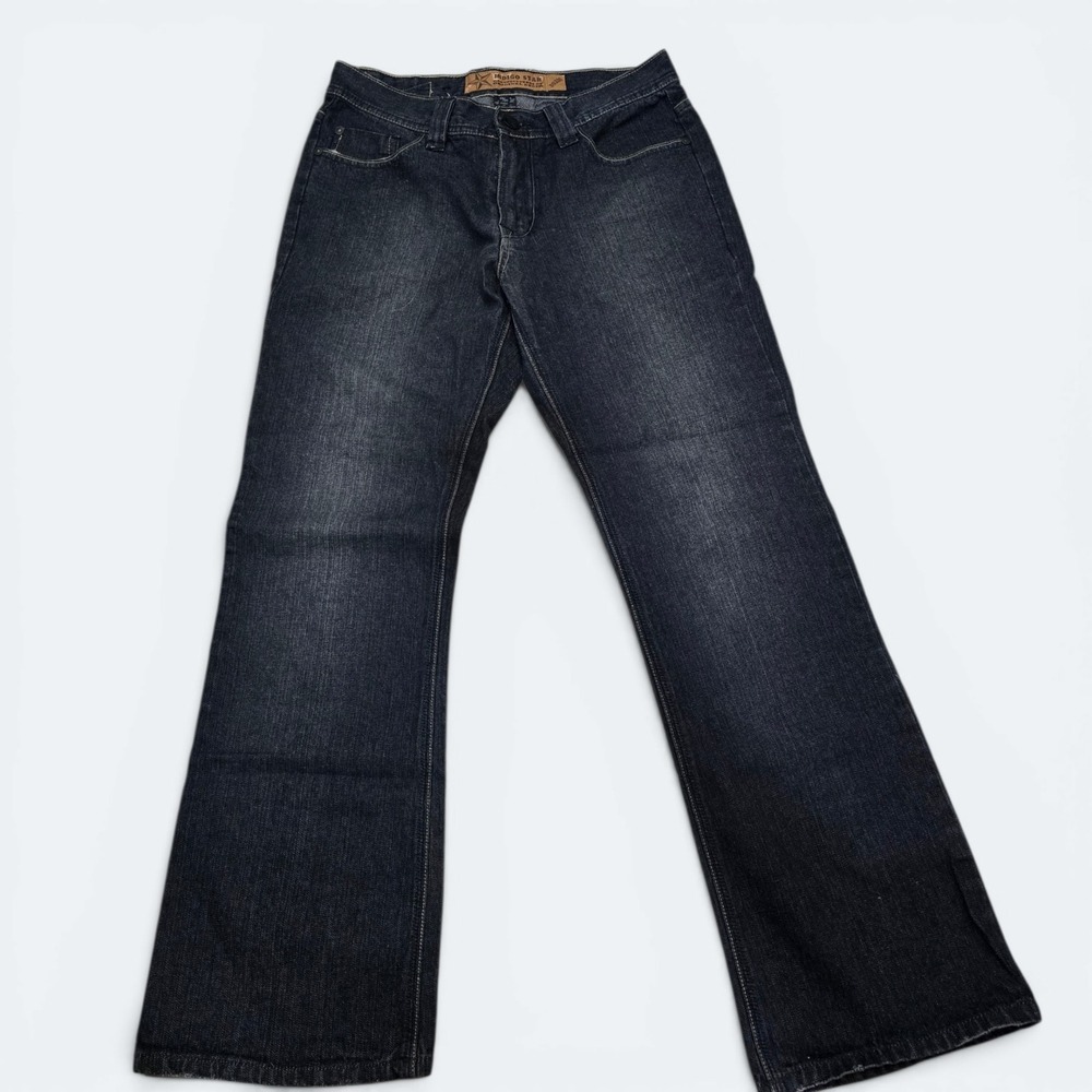 Indigo Star Mens Dark Wash Straight Leg Denim Jeans Size 30x30 MIVX-1165R